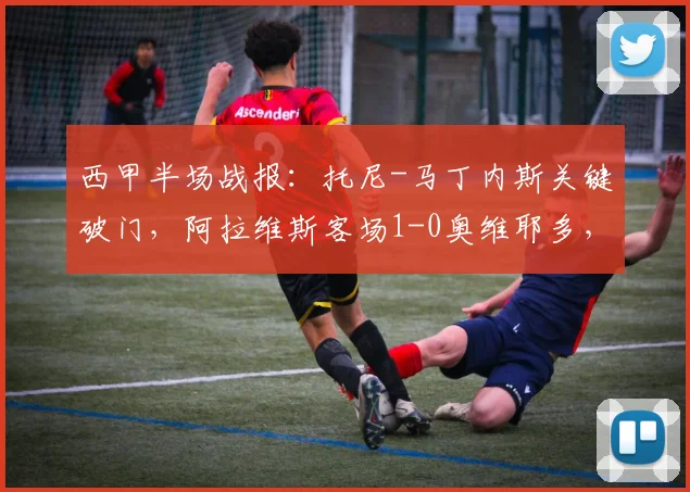 西甲半场战报：托尼-马丁内斯关键破门，阿拉维斯客场1-0奥维耶多，最新战况解析
