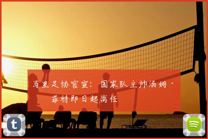 马里足协官宣：国家队主帅汤姆·圣菲特即日起离任
